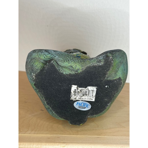 Mother Earth Gaia Goddess Figurine Sculpture Pregnant with World Statue - Picture 5 of 6